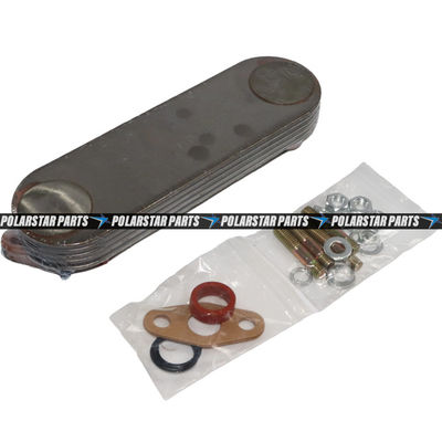 SK200-6 Oil Cooler Cores 5P ME013360 6D31T 6D34T Suku Cadang Sistem Pendingin Mesin