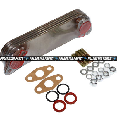 SK200-6 Oil Cooler Cores 5P ME013360 6D31T 6D34T Suku Cadang Sistem Pendingin Mesin
