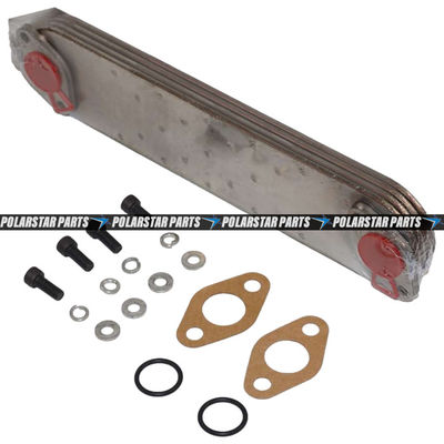 ZAX120 Oil Cooler Cores Isuzu 4BG1 4 Lapisan Suku Cadang Mesin Excavator 8-97032025-0